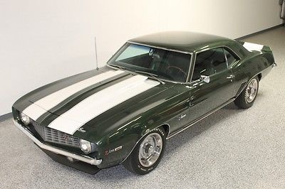 Chevrolet : Camaro Z-28 CAMARO 1969 z 28 camaro chevrolet macneish certified real 302 v 8 4 speed more