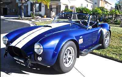 Shelby : SuperFormance Factory Built Shelby Cobra Shelby COBRA 1966 SuperFormance HRE 302/360 HP motor, 5 Speed - Indigo Blue