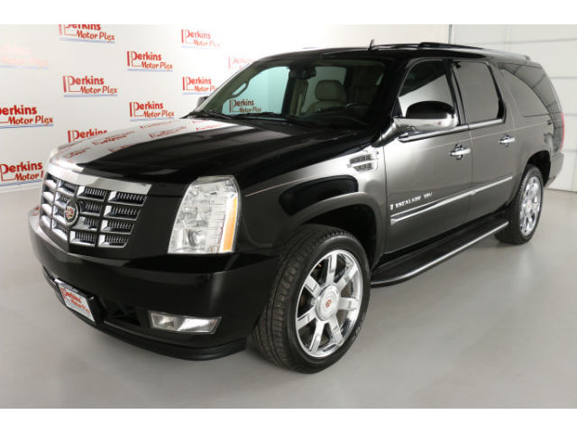 Cadillac : Escalade ESV NAVIGATION DUAL DVD HEATED AND COOLED LEATHER SUNROOF BOSE 1 OWNER REAR CAMERA