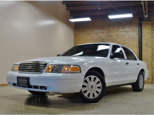 Ford : Crown Victoria P71 POLICE 2008 ford crown vic p 71 police white 25 k miles fed govt well kept admin car