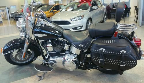 Harley-Davidson : Softail 2012 harley flstc heritage softail classic low miles winter special save