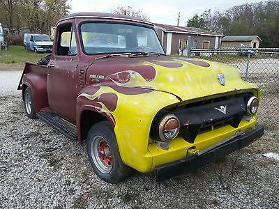 Ford : F-100 Pickup 1954 ford f 100 solid body straight ready for project click on me