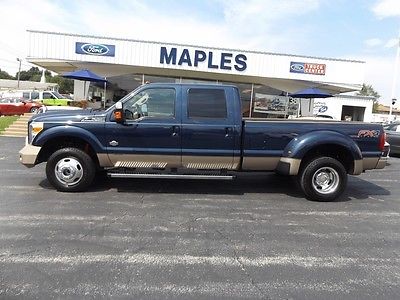 Ford : F-350 King Ranch 2013 blue king ranch