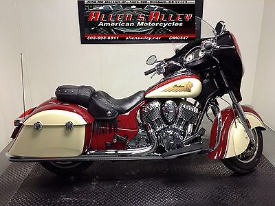 Indian : Chieftain 2015 indian chieftain excellent condition very low miles two tone