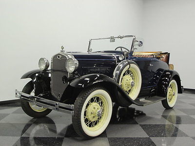 Ford : Model A Roadster RARE DELUXE ROADSTER, SHOW QUALITY, LOOK UNDERNEATH, RUNS EXCELLENT, SUPER NICE!