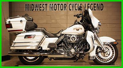 Harley-Davidson : Touring 2011 flhtcu electra glide ultra classic arctic white watch our video