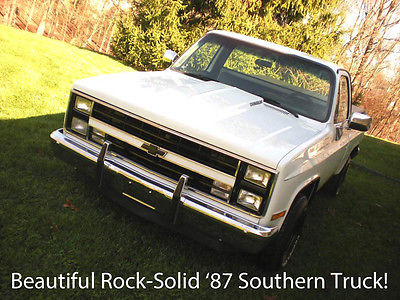 Chevrolet : C/K Pickup 1500 1987 chevrolet truck beautiful collector quality rock solid southern body frame