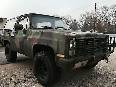 Chevrolet : Blazer K5 Army Surplus Military Chevrolet K5 Blazer M1009 CUCV 4x4 truck