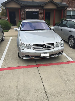 Mercedes-Benz : CL-Class CL-500 2004 mercedes benz cl 500 2 dr coupe silver pristine condition old grandma owned