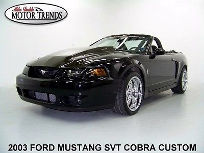 Ford : Mustang THIS CAR HAS BEEN IN MAGAZINES 2003 ford mustang svt cobra conv custom hot rod build show car must see 42 k