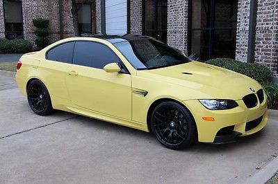 BMW : M3 Coupe RARE Dakar Yellow Special Order Interior Competition Carbon Fiber DCT Much More!