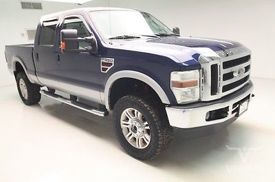 Ford : F-350 Lariat Crew Cab 4x4 2008 leather heated mp 3 auxiliary trailer hitch v 8 diesel we finance 91 k miles