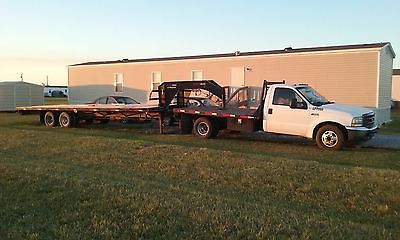 Ford : F-350 XL FORD F-350 POWERSTROKE DIESEL FLATBED AND 28 FOOT GOOSENECK 24000LB AXLES