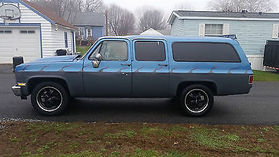 Chevrolet : Suburban Silverado 1988 suburban project