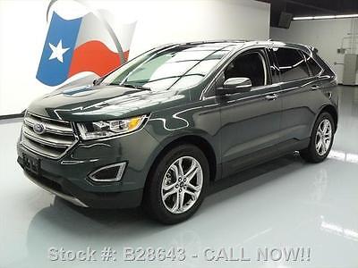 Ford : Edge TITANIUM HTD LEATHER PANO SUNROOF 2015 ford edge titanium htd leather pano sunroof 15 k b 28643 texas direct auto