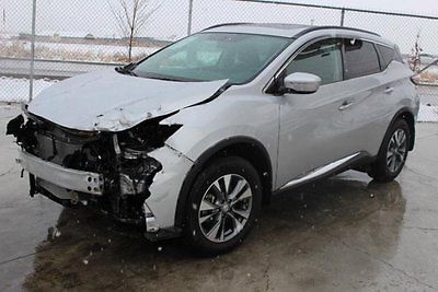 Nissan : Murano SV AWD 2015 nissan murano sv awd wrecked salvage builder must see export welcome