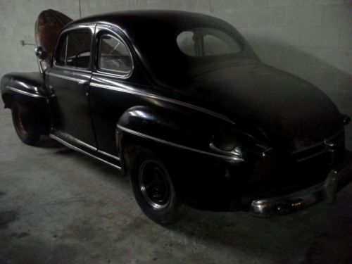Ford : Other 1946 ford 5 window coupe w flat head v 8 3 spd 50 yr old barn find since 65