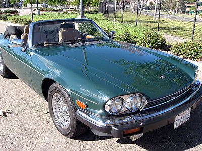 Jaguar : XJS Very rare v-12 in British Racing Green 35 000 miles san diego car british racing green over cashmere perfect carfax