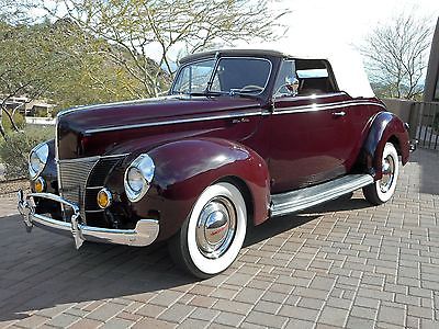 Ford : Other Call Al: 480-734-4545. 1940 Ford Deluxe Convertible Restored 1934 1936 1939 1935