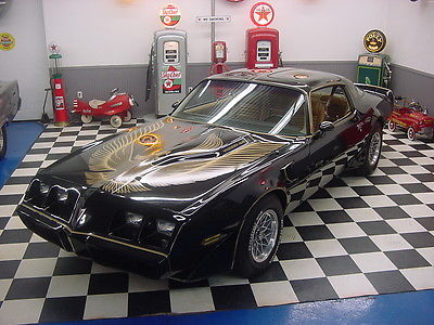 Pontiac : Trans Am Turbo Bandit 1981 trans am turbo special edition y 84 black gold ws 6 t tops docs