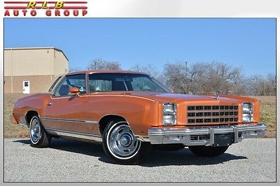 Chevrolet : Monte Carlo 1977 monte carlo one owner totally original 41 000 miles one of a kind