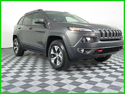 Jeep : Cherokee Trailhawk 4x4 V6 SUV NAV Dual Sunroof Backup Cam Uconnect Leather heated seat New 2016 Jeep Cherokee 4WD V6 SUV, EASY FINANCING!
