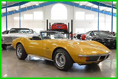 Chevrolet : Corvette 1971 corvette convertible 4 speed manual air conditioning number matching 71