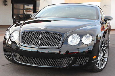 Bentley : Other Speed 2009 bentley continental gt speed black on black gorgeous clean car fax