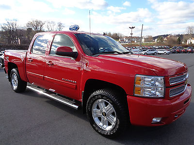Chevrolet : Silverado 1500 Crew Cab LTZ 1500 4x4 5.3L V8 Heated Cooled Seats 2013 silverado 1500 crew cab 4 x 4 v 8 ltz plus heated cooled leather z 71 red video