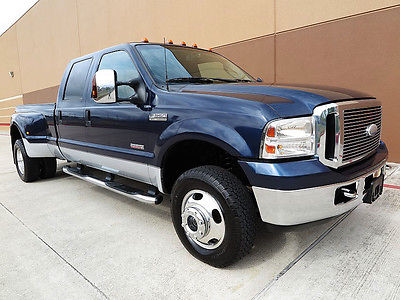 Ford : F-350 Lariat CrewCab LongBed 4X4 6.0L DIESEL One Owner 2006 ford f 350 lariat crewcab longbed 4 x 4 6.0 l diesel texan rust free one owner