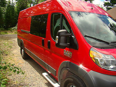 Ram : ProMaster 3500 2014 dodge promaster pro master 3500 van extended cab and tall roof red