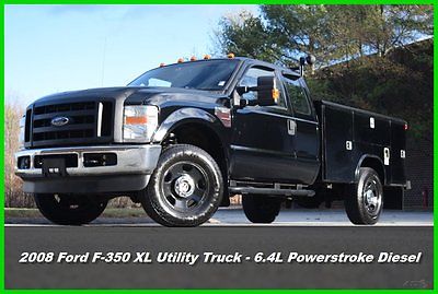 Ford : F-350 XL Utility Truck 08 ford f 350 xl exteneded cab x cab utility truck 4 x 4 6.4 l power stroke diesel