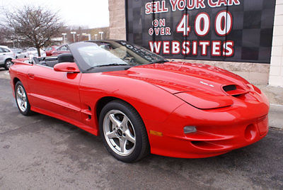 Pontiac : Firebird 2dr Convertible Trans Am 1998 pontiac firebird trans am ws 6 convertible automatic ram air chrome wheels