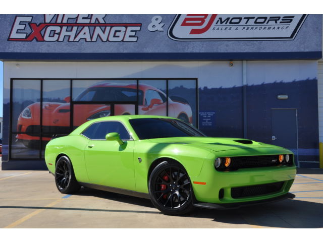 Dodge : Challenger Hellcat 2015 dodge challenger hellcat sublime green color only 1 year production