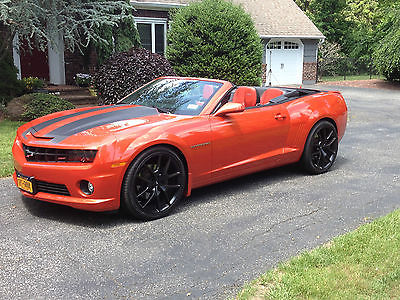 Chevrolet : Camaro 2SS Convertible Nicest one around. Adult owned 6 speed manual. Inferno orange with custom rims