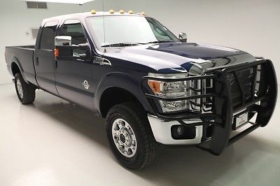 Ford : F-350 XLT Crew Cab 4x4 Fx4 2013 cloth gray auxiliary bed liner grill guard cd diesel we finance 43 k miles