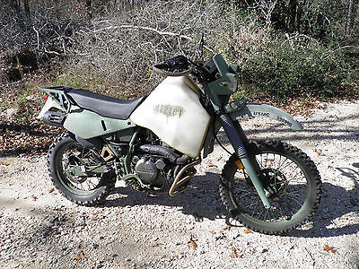 Kawasaki : KLR Kawasaki 2000 KLR650 Iraq War US Marine M1030 Motorcycle Gasoline