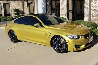 BMW : M4 Coupe Austin Yellow DCT Executive Driver Assistance Carbon Fiber Roof Lighting More!!