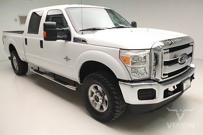 Ford : F-250 XLT Crew Cab 4x4 Fx4 2013 cloth gray auxiliary steering control running boards cd diesel