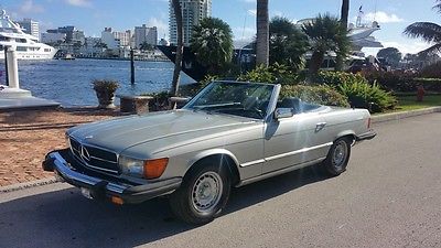 Mercedes-Benz : SL-Class Roadster Convertible 1980 mercedes 450 sl only 80 k miles two owner florida car well maintained