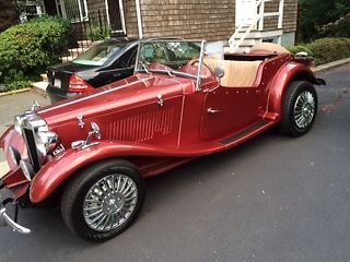 Replica/Kit Makes : MG TD 2 door 1953 mg td replica kit car red excellent condition