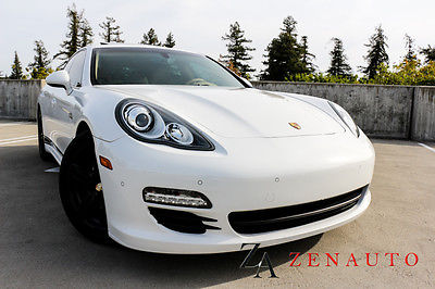 Porsche : Panamera ONLY 43K MILES-LEDs-CALIFORNIA PORSCHE-LOADED CUSTOM CARRERA WHITE BLK TURBO WHEELS NAVI LTHR PDK R. CAMERA BOSE MSRP $82K+