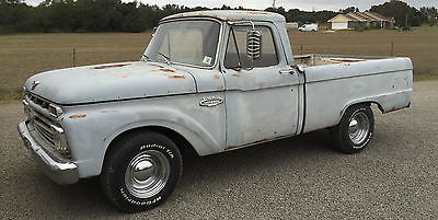 Ford : F-100 custom cab 1966 ford f 100 daily driver