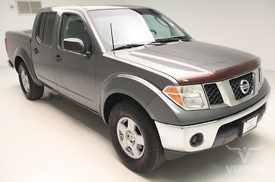 Nissan : Frontier SE Crew Cab 2WD 2005 gray cloth single cd v 6 dohc trailer hitch used preowned 137 k miles