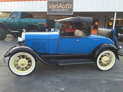 Ford : Model A Roadster Convertible 1928 ford model a roadster 4 cyl completely remodeled