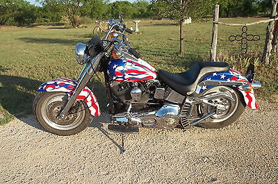 Harley-Davidson : Other 1993 harley davidson fat boy uncle sam liberty paint flag