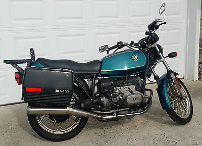 BMW : R-Series 1982 bmw r 65 650 cc motorcycle with oem side cases low miles needs tune up