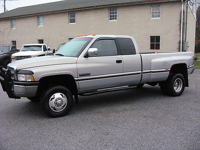 Dodge : Ram 3500 TEXAS Rustfree Origional 12 Valve Cummins 5 Speed 97 dodge ram 3500 slt 4 wd dullie ext 5.9 cummins 12 valve 5 speed 150 k texas tk