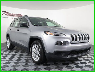 Jeep : Cherokee Sport 4x2 2.4L 4 Cyl SUV Backup Cam Uconnect 5.0 FINANCING AVAILABLE!! New 2016 Jeep Cherokee Sport SUV FWD Bucket Cloth seats