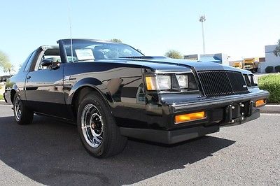 Buick : Grand National Black T-top Show Quality 1987 Buick Grand National! Beautiful, excellent condition!